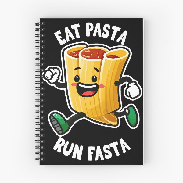 Item preview, Eat Pasta Run Faster, Eat Pasta Run Fasta, Eat Pasta Run, Funny designed and sold by Porcupine Tees ⭐⭐⭐⭐⭐.