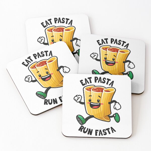 Item preview, Eat Pasta Run Faster, Eat Pasta Run Fasta, Funny Pasta designed and sold by Porcupine Tees ⭐⭐⭐⭐⭐.