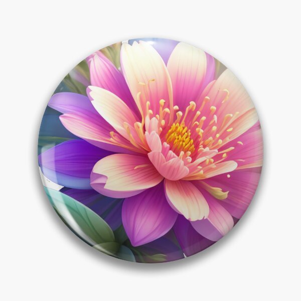 Item preview, Enchanting 3D Vector Flower Sticker: Cinematic Charm and Elegance (79) designed and sold by WASjourney.