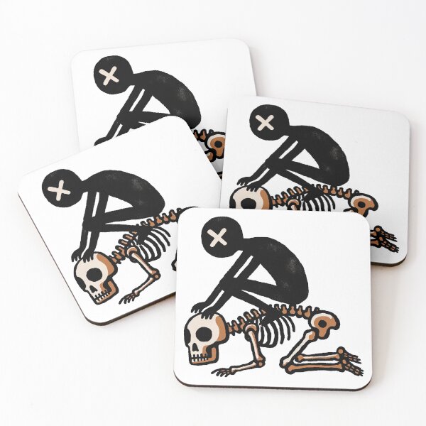 Item preview, Riding a skeleton - 80s New York Wave designed and sold by betes-etranges.