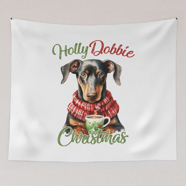 Item preview, Dobermann Pincher Christmas Jumper designed and sold by TimmerTammer.