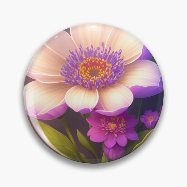 Item preview, Whimsical Underwater Galaxy Flower Sticker on White Background (81) designed and sold by WASjourney.