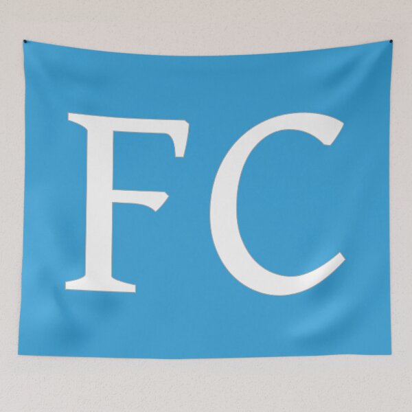 Item preview, FC Initials Monogram Elegant White Letters designed and sold by Jeallan Designs.