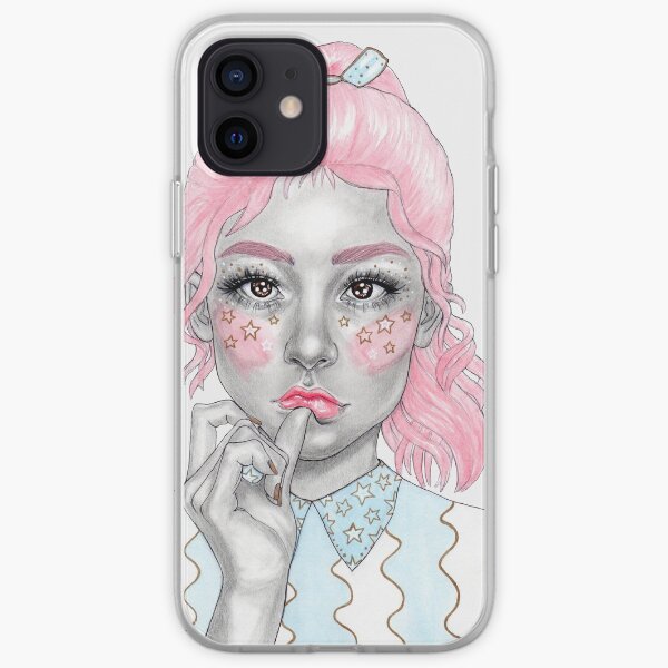 Pastel girl iPhone Soft Case