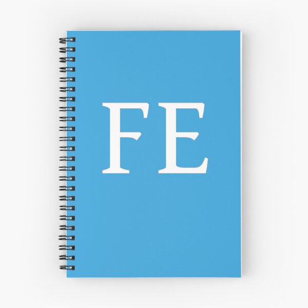 Item preview, FE Initials Monogram Elegant White Letters designed and sold by Jeallan Designs.