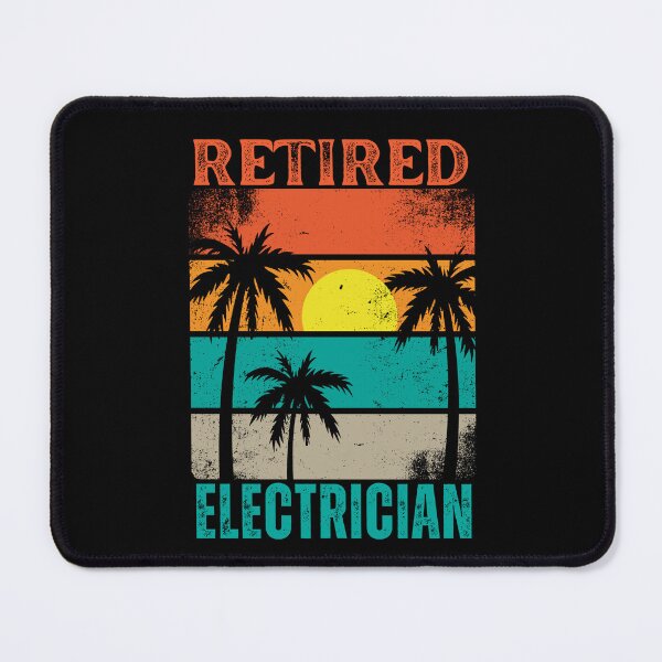Item preview, Retired Electrician designed and sold by WenegeeDesigns.