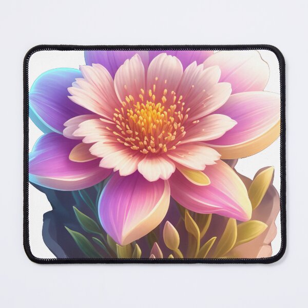 Item preview, Underwater Galaxy Flower Sticker: Cosmic Elegance on White (83) designed and sold by WASjourney.