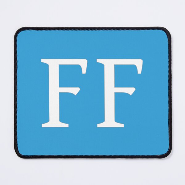 Item preview, FF Initials Monogram Elegant White Letters designed and sold by Jeallan Designs.