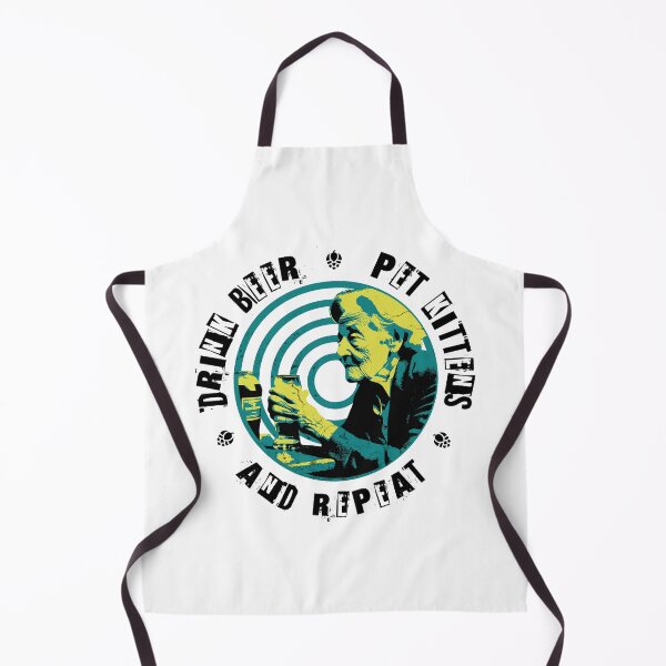 Item preview, Drink beer, Pet kittens and repeat designed and sold by Retro-Rebellion.