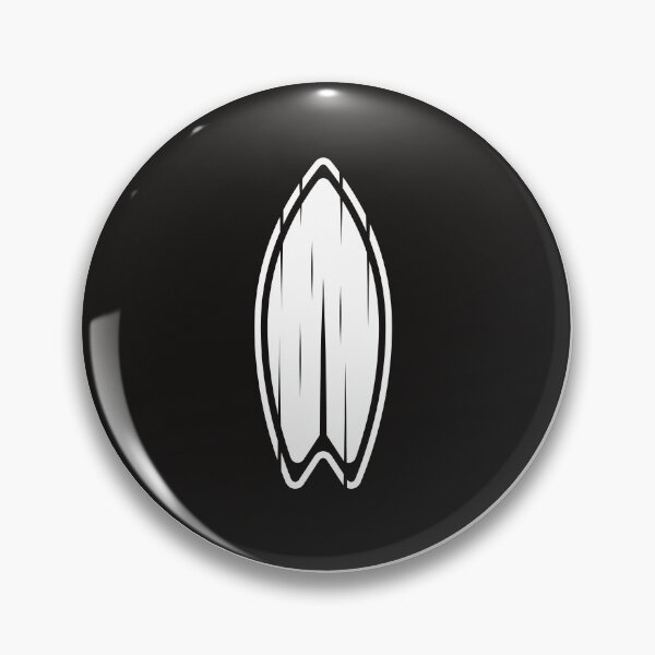 Item preview, Surfboard with black background designed and sold by PointBreakShop.