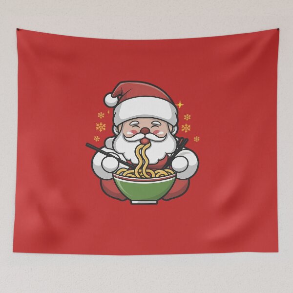 Item preview, Kawaii Santa Claus Noodles designed and sold by FlexYourMind.