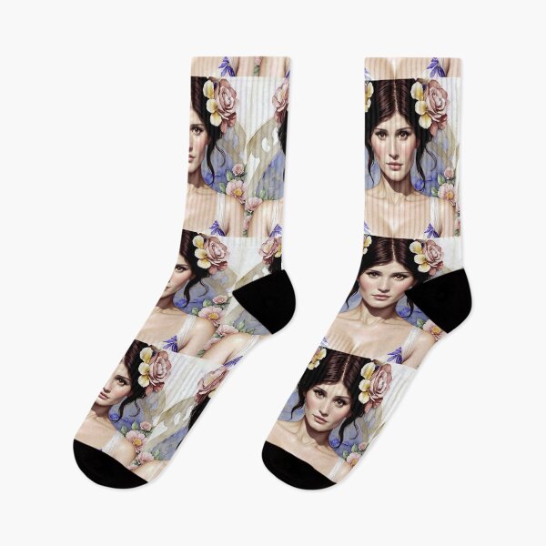 Item preview, Gemma Arterton with flowers designed and sold by bogfl.