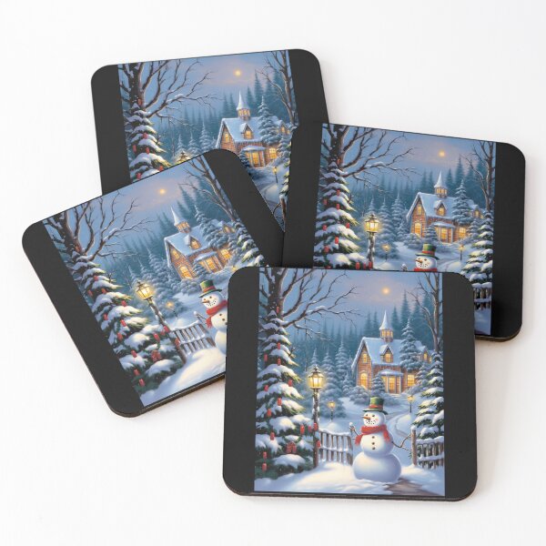 Item preview, Snowman Standing Outside The Gate designed and sold by Timothystore-.