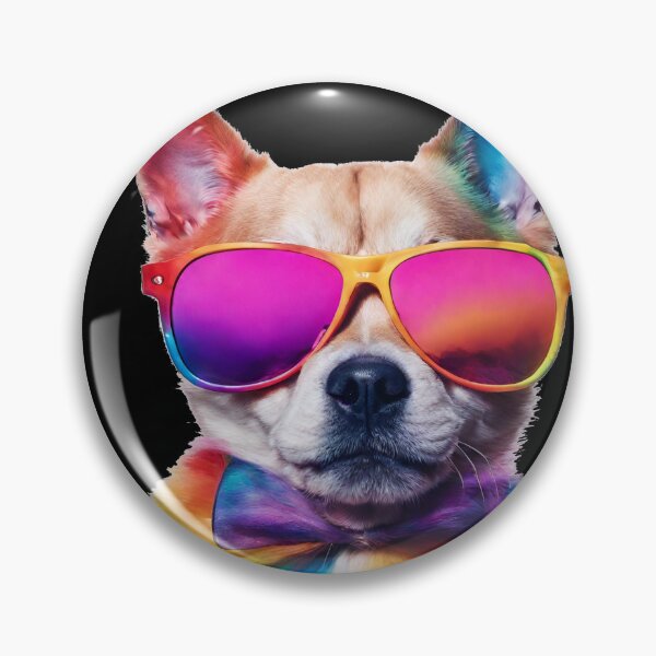Aperçu de l'œuvre Chien coloré créée et vendue par PixelRealm.