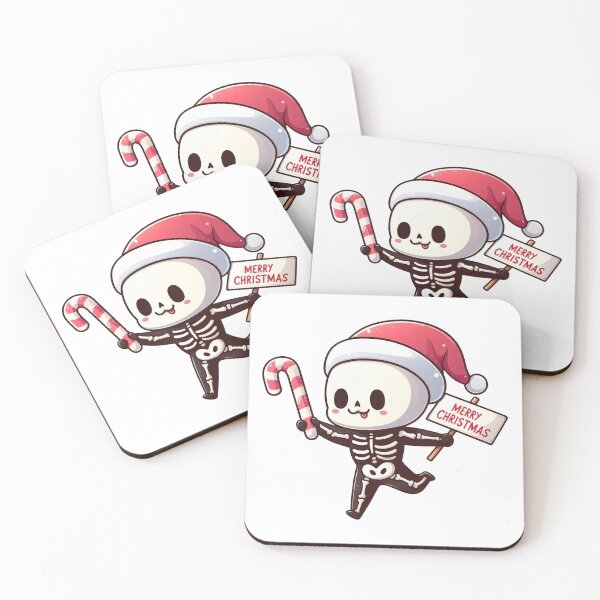 Item preview, Cute skeleton with candy cane designed and sold by Wxjtecki.