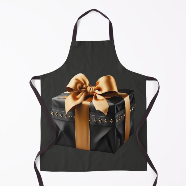 Item preview, Black Gift Box with Golden Ribbon designed and sold by Sketch-Shack.