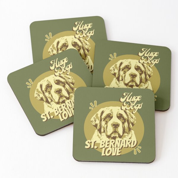 Item preview, Saint Bernard - Huge Dogs Collection (Olive) - TORODU designed and sold by torodu.