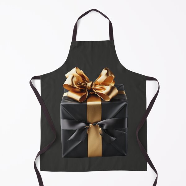 Item preview, Black Gift Box with Golden Ribbon designed and sold by Sketch-Shack.