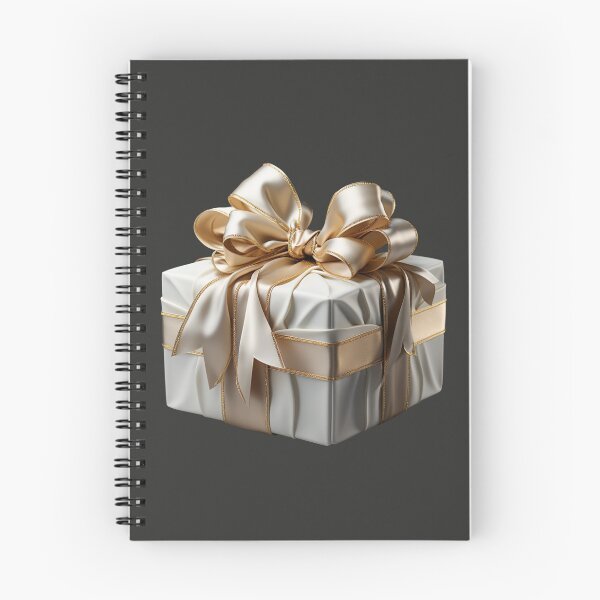 Item preview, White Gift Box with Golden Ribbon designed and sold by Sketch-Shack.