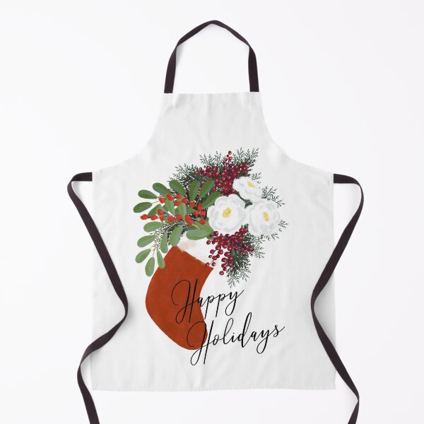 Artikelvorschau, Blumen-Weihnachtsstrumpf, Frohe Feiertage entworfen und verkauft von blursbyai.