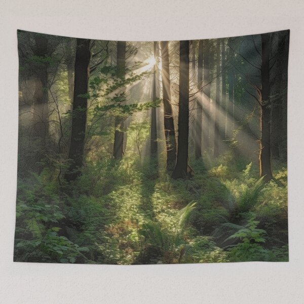 Item preview, Sunshine on the dense forests after the rain designed and sold by AndrewWorld.