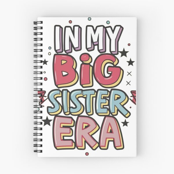 Item preview, "In My Big Sister Era: Vibrant Typography Tee" designed and sold by AI-volution.