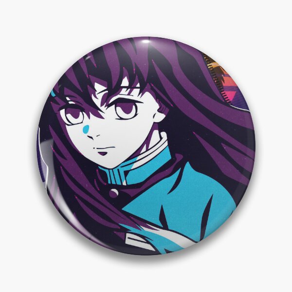 Tokito Demon Slayer Pins and Buttons for Sale