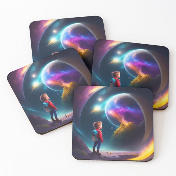 Item preview, kid space journey planets galaxy traveler designed and sold by shacalacah.