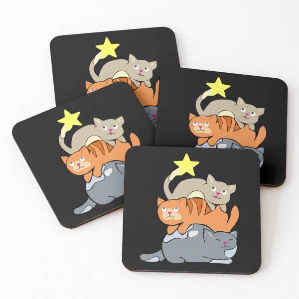 Item preview, christmas tree funy cats merry catsmas designed and sold by FlamingProjekt.
