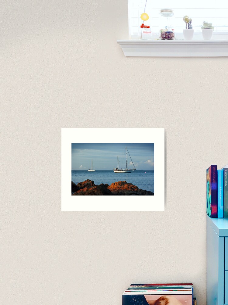 Thumbnail 1 of 3, Art Print, Evening Anchorage designed and sold by Tim Wootton.