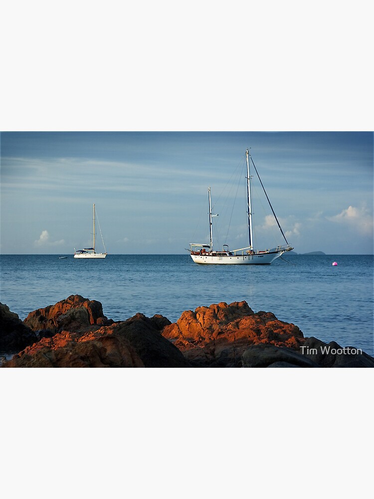 Thumbnail 3 of 3, Art Print, Evening Anchorage designed and sold by Tim Wootton.