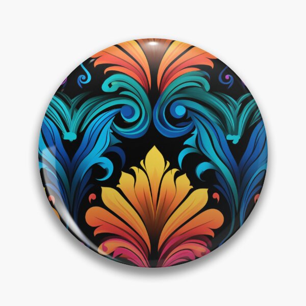 Item preview, Blue Orange Flame Pattern designed and sold by Ellimade.