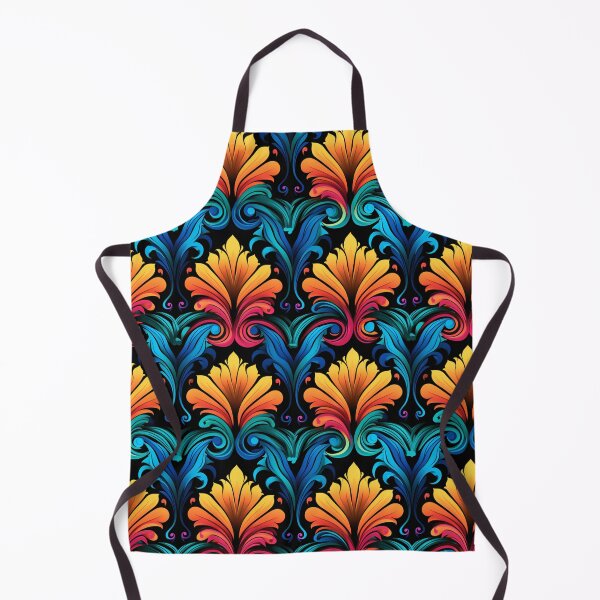 Item preview, Blue Orange Flame Pattern designed and sold by Ellimade.