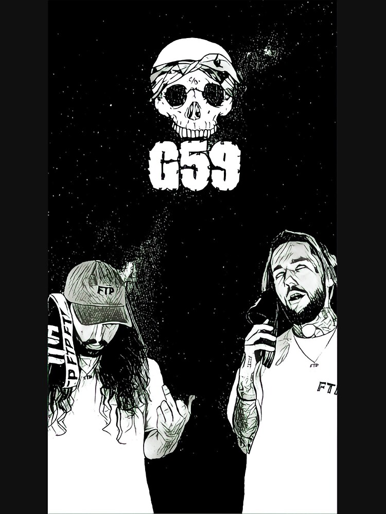 "Suicideboys G59 Black&White Space Design" T-shirt by RapSentacion