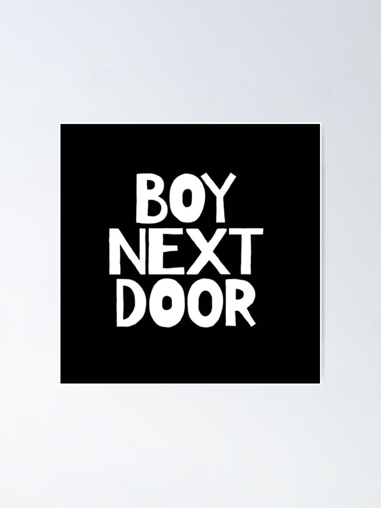 BOYNEXTDOOR Logo black and white hot sexy concept kpop boy