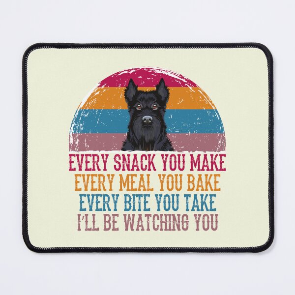 Item preview, Retro Scottish Terrier Funny Every Snack You Make designed and sold by Jeallan Designs.