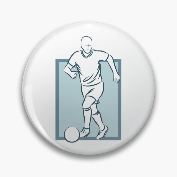 Item preview, Line Art Drawing of Soccer Player designed and sold by CJansuebsri.