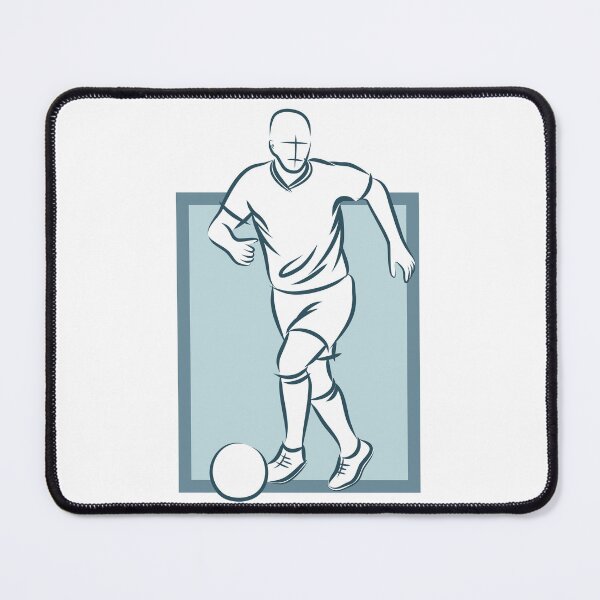 Item preview, Line Art Drawing of Soccer Player designed and sold by CJansuebsri.