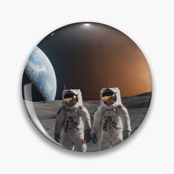 Item preview, Two cosmonauts in space designed and sold by jsebouvi.
