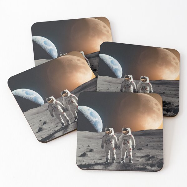 Item preview, Two cosmonauts in space designed and sold by jsebouvi.