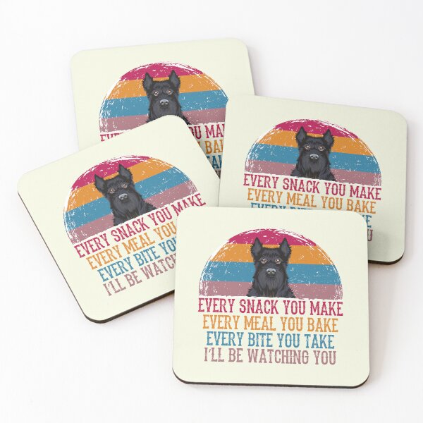Item preview, Retro Scottish Terrier Funny Every Snack You Make designed and sold by Jeallan Designs.