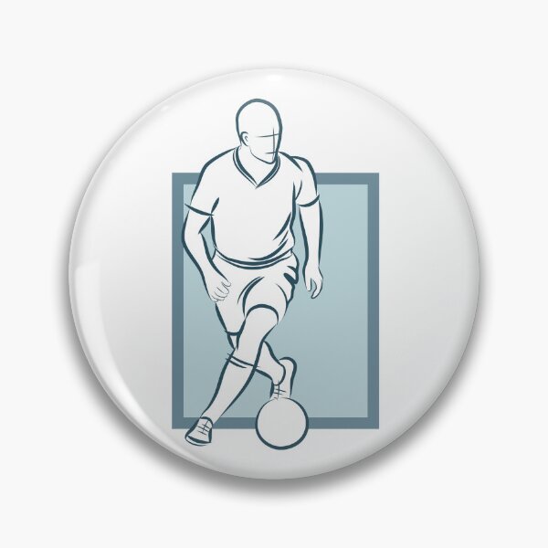 Item preview, Line Art Drawing of Soccer Player designed and sold by CJansuebsri.