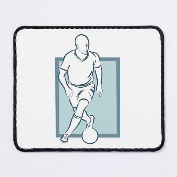 Item preview, Line Art Drawing of Soccer Player designed and sold by CJansuebsri.