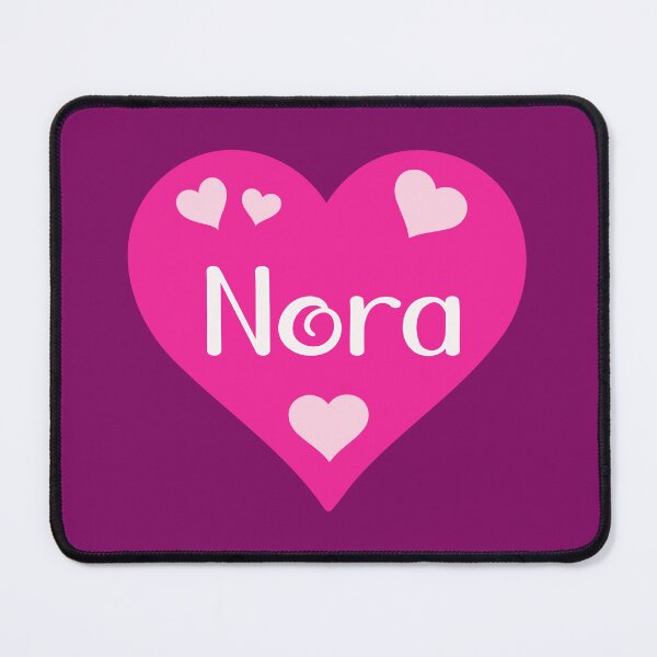Item preview, Nora Name Pink Heart  designed and sold by Jeallan Designs.