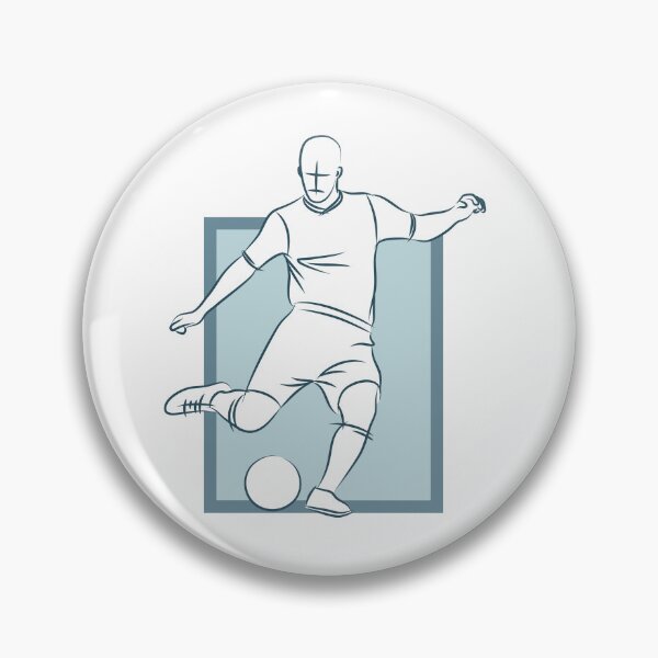 Item preview, Line Art Drawing of Soccer Player designed and sold by CJansuebsri.