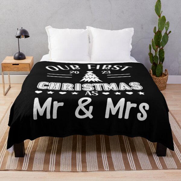 Item preview, New Couple Love Saying, Our First Christmas As Mr And Mrs 2023 designed and sold by dannybel.
