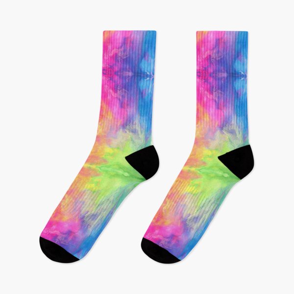 Item preview, bright rainbow tie dye designed and sold by Nadya Gusak.