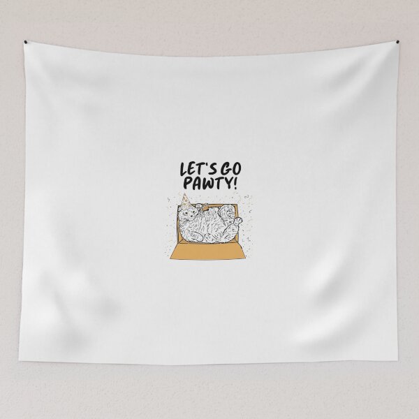 Item preview, Let's go pawty! designed and sold by Tenth-Floor.