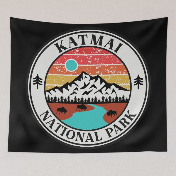 Item preview, Katmai National Park-Vintage designed and sold by nature-space.