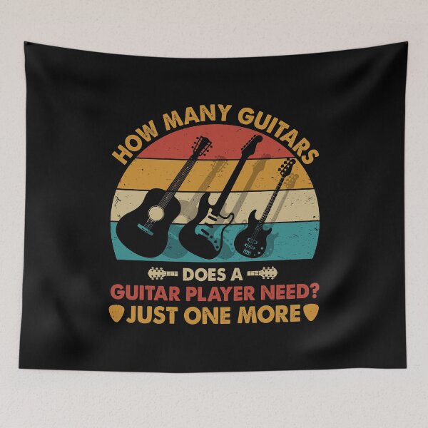 Item preview, How Many Guitars Does A Guitar Player Need Just One More designed and sold by CreativeTag.